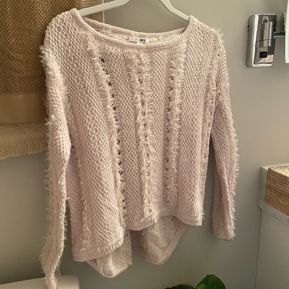 Amuse Society cream sweater